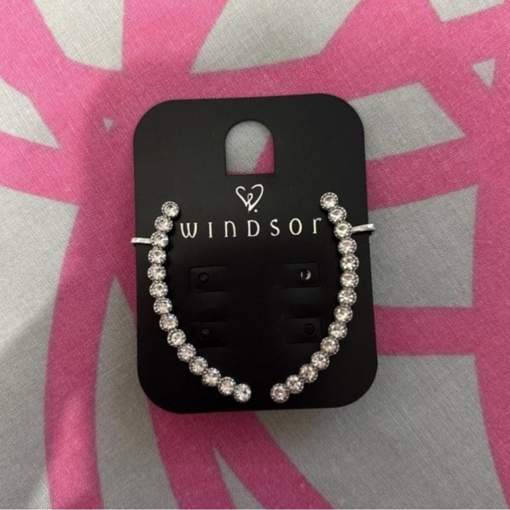 Windsor Rhinestone Ear Climber